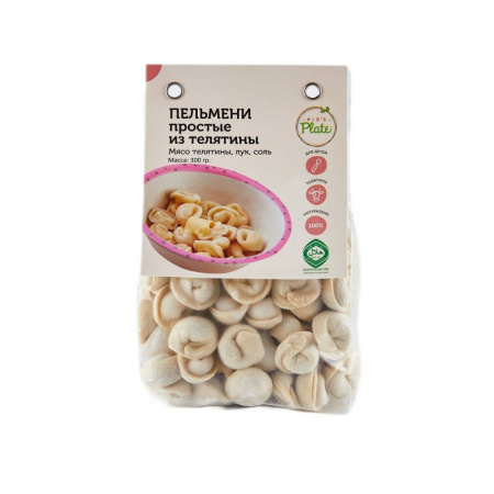 Пельмени простые из телятины, 300 гр